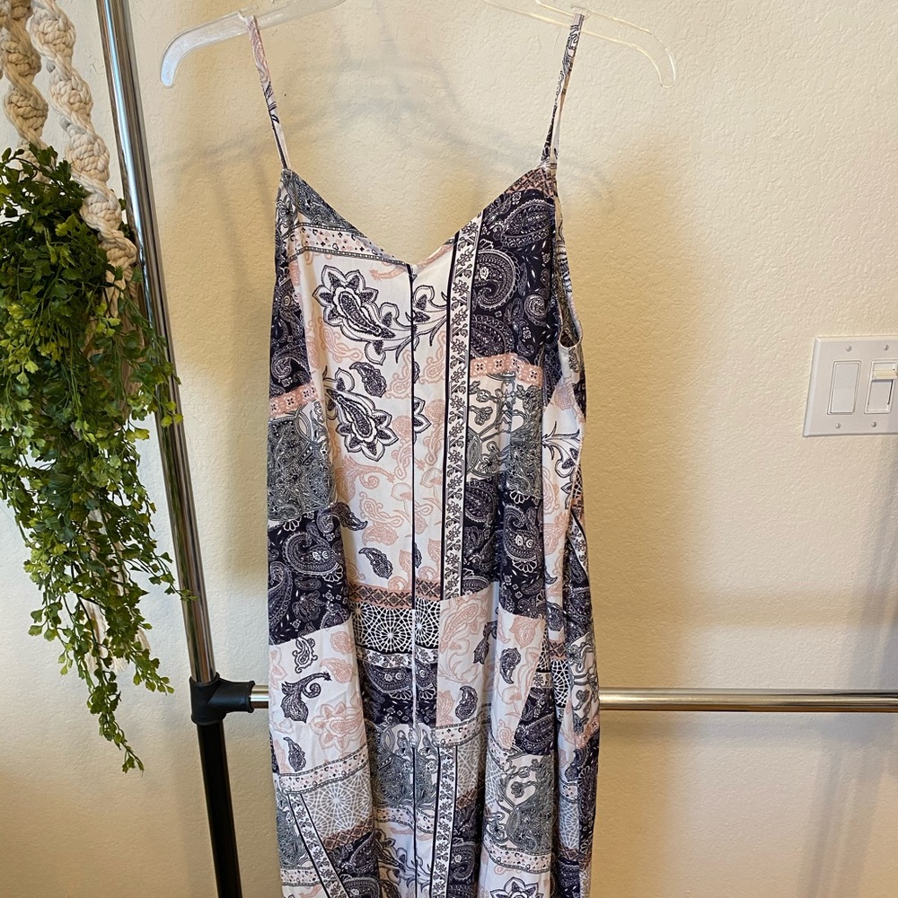 Spaghetti strap bandana sun dress